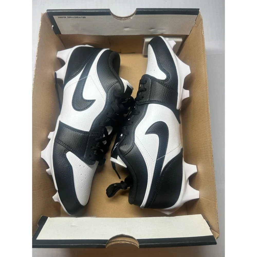Nike Air Jordan 1 Low TD Panda Cleat FJ6245 100 Size 13 New/No Lid